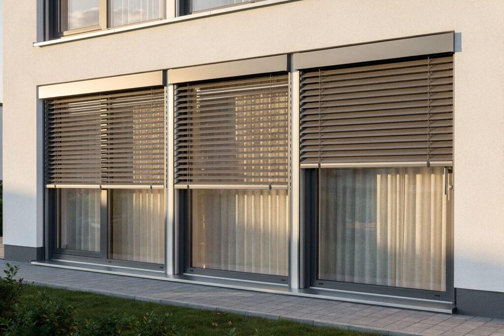 Außenjalousien, Raffstores und textile Screens – flexible Lichtlenkung – Fensterbau Reutlingen