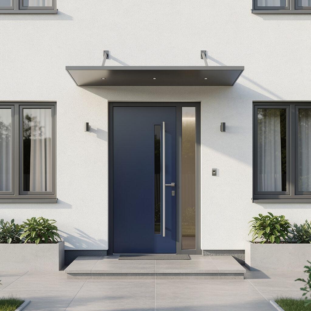 Haustüren und Vordächer als Einheit – Fensterbau Reutlingen